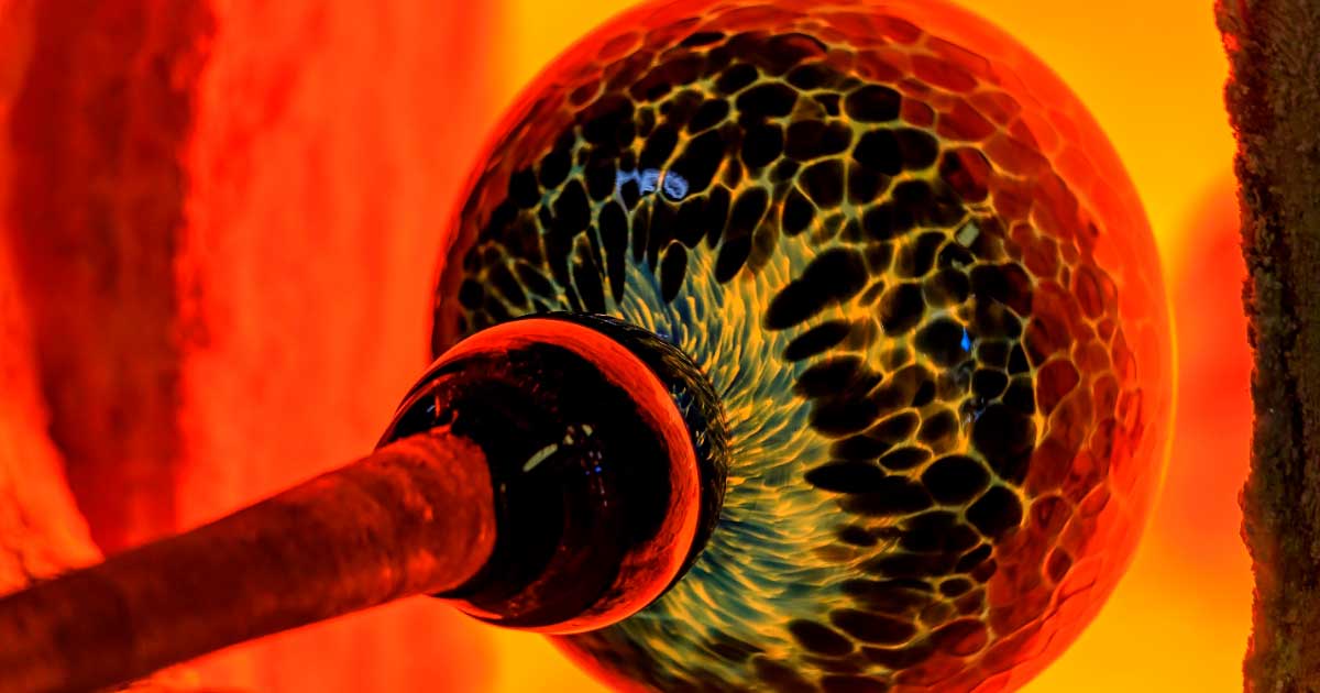 Glory hole, 1,100°C